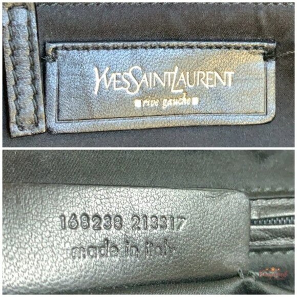 ❤️ AUTHENTIC YVES SAINT LAURENT RIVE GAUCHE BAG - Picture 3 of 15